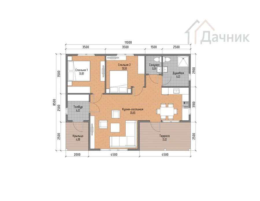 Планировка ДК-227